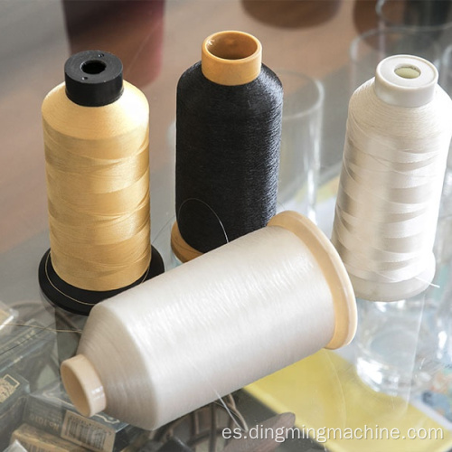 Hilo de costura de hilo para máquina textil.
